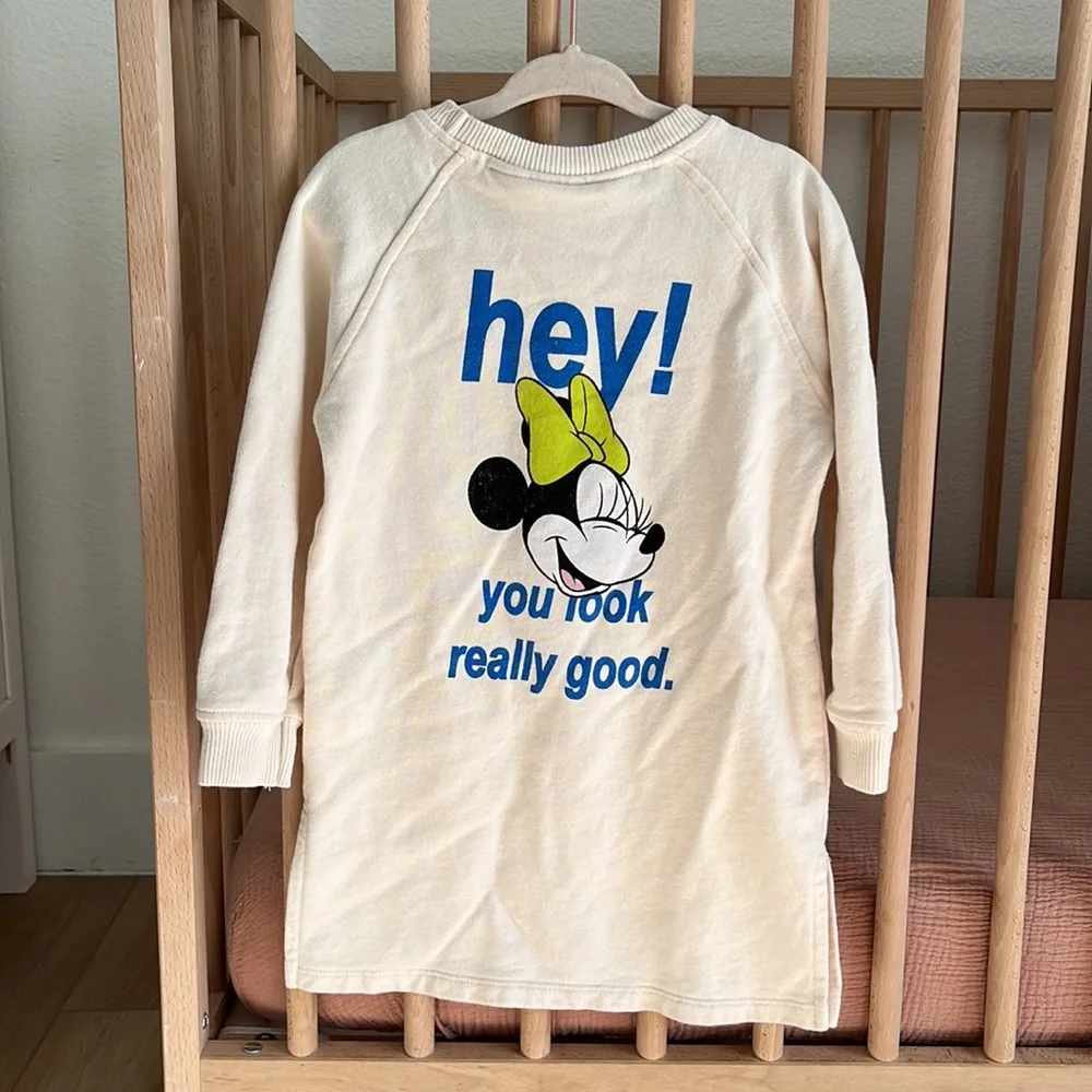 Zara (VGUC) | 2-3 Disney Minnie Mouse Sweater Dress Tunic